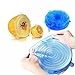 Comfures Stretchable Food Silicone Lid, 6 pieces - Silicone Stretch Lids - Stretch & Seal Lids - Pack Of Various Sizes - homieshome