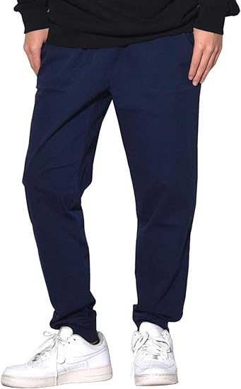 Amazon チャンピオン ストレッチツイル ジョガーパンツ メンズ Champion キャンパス ロングパンツ ネイビー L ロングパンツ 通販