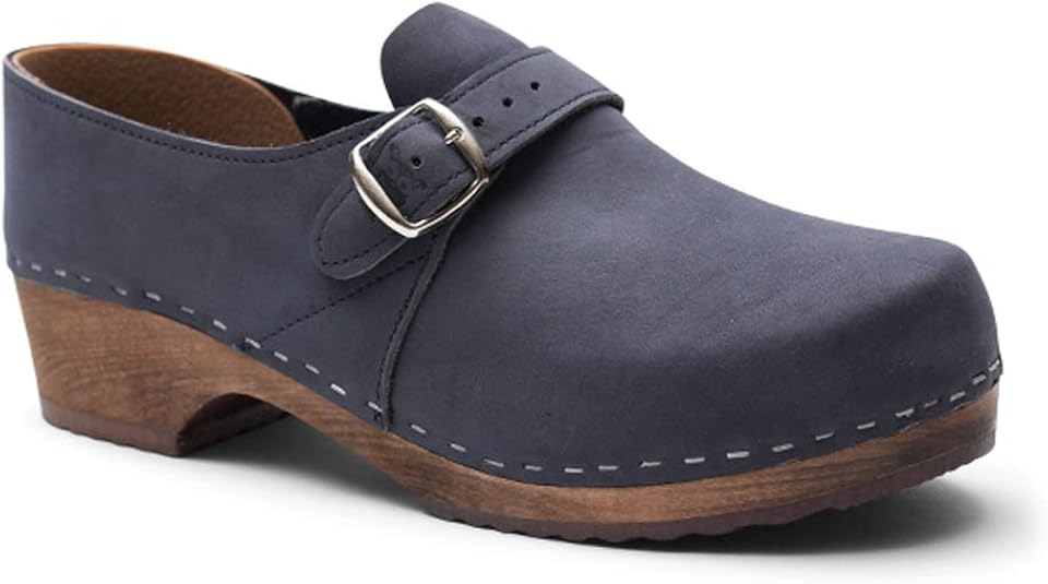 Amazon Com Sandgrens Swedish Handmade Wooden Closed Back Clogs