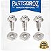 PartsBroz 279393 Dryer Terminal Block Screws (3-Pcs) - Compatible with Whirlpool Kenmore Maytag Dryer Screws for Dryer Cord - Replaces PS334188 AP3020386 Dryer Cord Screws Replacement