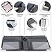 MaryOnArt Waiter Server Book and Apron - Waitress Book 8.2''x5.2'' Guest Check Zipper Pouch - Server Wallet Pads Holder Money Pocket Restaurant Waitstaff with Free Waist Apron Black and One Tip Chart