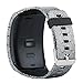 Tkasing Compatible with Samsung Galaxy Gear S R750 Smart Watch Replacement Wristband Bracelet/Free Size Wireless Smartwatch Accessory Band Strap with Secure Buckle