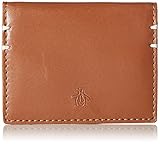 Original Penguin Men's Printed Business Card Wallet, English Tan, One Size