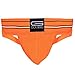 GOLBERG G Mens Athletic Supporter - Naturally Contoured Waistband - (Orange, Small Slim / 24-28 Waist) - Single Pack
