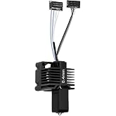 0.4mm P1S P1P Hotend Complete Kit, Full Assembly Hot End Print Head with Ceramic Heater, Thermistor, Cooling Fan, 0.4mm Hardened Steel Nozzle, Hotend Replacement for Bambu Lab P1 Series 3D Printer