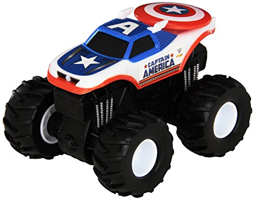 Hot wheels monster jam rev tredz captain america die-ca…