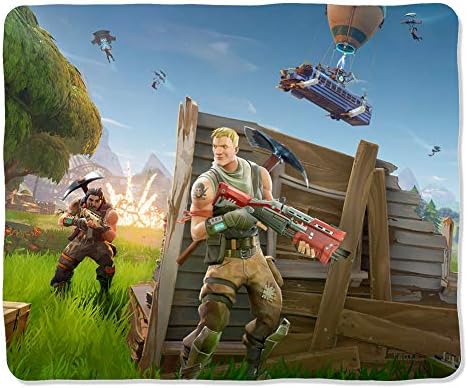 Tina Silvergray 60" x 50" Double Side Fleece Thickenend Throw Blanket for Fortnite Game Fans (Style 1)