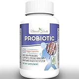 Naturelle Health Fast Acting Probiotics Supplement, Deep Penetrating with Highest Level of DE111, 7 Varied Probiotic Strains, 60 Vegetarian Capsules