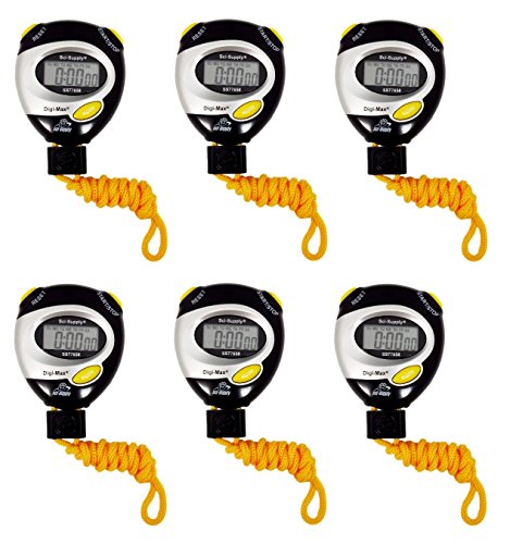 Sci-Supply Bulk Stopwatches, Package of 6