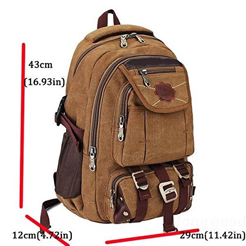 canvas zipper backpack