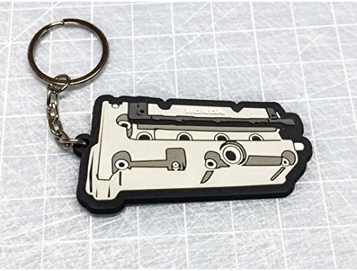 Honda Key Chain Mini K Series Valve Cover Officially Licensed Product 2 Colors (GRAY)