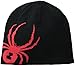Spyder Men's Reversible Innsbruck Hat, Black/Burst/Red, One Size
