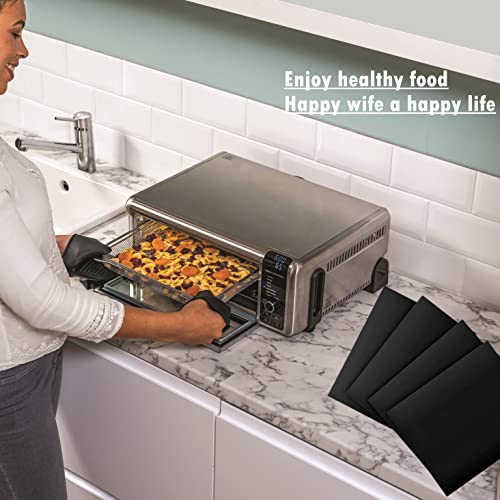 LIHMHSA Pack Air Fryer Oven Liners, Nonstick Air Fryer Oven Mat