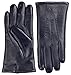 Sportoli Men's Sheepskin Genuine Leather Gloves with Real Rabbit Fur Lining