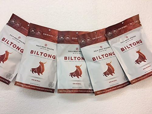 5 Pack Beef Biltong Original Flavor - Hormone and GMO-FREE