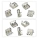 TOVOT 150PCS USB Connectors Assortment Set 15 Sizes Micro USB Connectors Male and Female Ports 2.0 3.0 Type A Jack Socket Connector Replacement Adapters