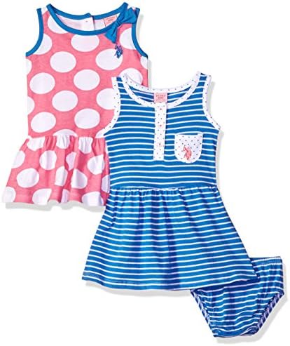 U.S. POLO ASSN. Baby Girl's Multi Pack Dress Dress