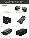 LUENX Mens Womens Sunglasses Polarized Non-Mirrored Grey Green Lens Gun Metal Frame UV400
