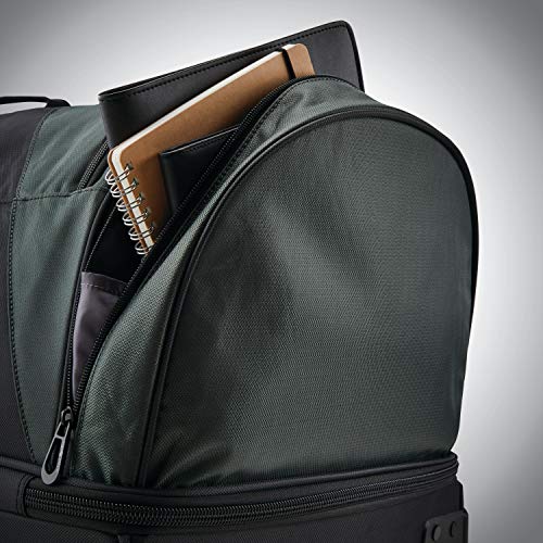 Samsonite Andante 2 Wheeled Rolling Duffel Bag, Moss Green/Black, 32