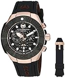 Technomarine Men's 'Black Reef' Swiss Quartz Stainless Steel Casual Watch (Model: TM-515019)
