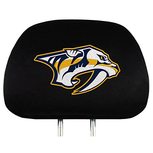 NHL Nashville Predators Head Rest Covers, 2-Pack