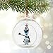 Disney 2015 Sketchbook Olaf Glass Globe Ornament Christmas Holiday Tree