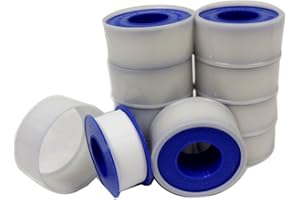 UI PRO TOOLS Set of 10 Rolls Teflon Thread Seal Tapes - Plumbing Plumber Plumbers Fitting Sealant Pipe Joint Tape (3/4" W x 520" L)