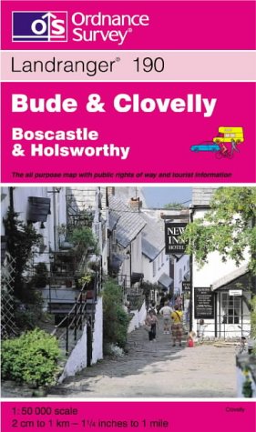 Bude and Clovelly (Landranger Maps)
