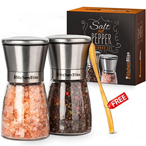 5 Professional+Salt+Pepper+Grinder+Set