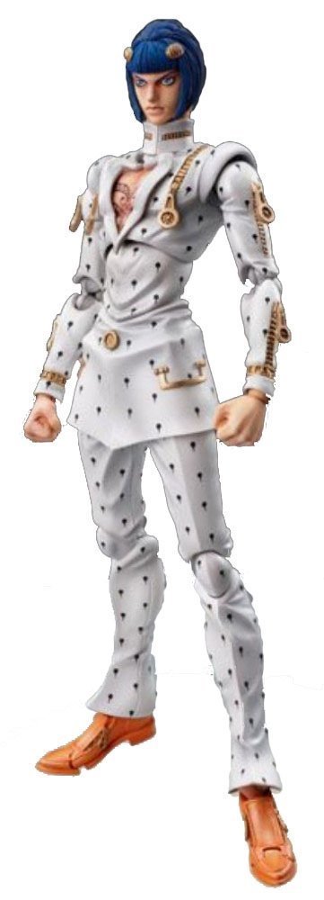Super Figure moving JoJo's Bizarre Adventure: Part 5--33 Bruno Bucciarati (reproduction) (Hirohiko Araki specified color) About 16 cm PVC?ABS Painted Action FigureMedicos