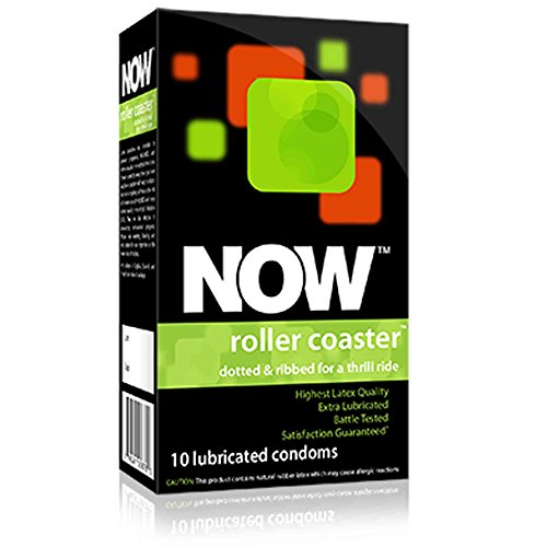 NOW Roller Coaster - Ribbed & Dotted Condoms 10 Count