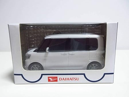 Amazon ダイハツ タントカスタム Tanto Custom ディーラー特注 非売品 プルバックカー ミニカー ホワイトパール カラーサンプル ミニカー ダイキャストカー おもちゃ