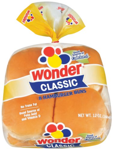 Wonder Hamburger Buns, 8 ct