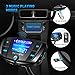 VicTsing (Upgraded Version) Bluetooth FM Transmitter, Wireless Radio Adapter Hands-Free Car Kit with 1.7 Inch Display, QC3.0 and Power On/Off Switch, Dual USB Ports, U Disk, TF Card MP3 Player