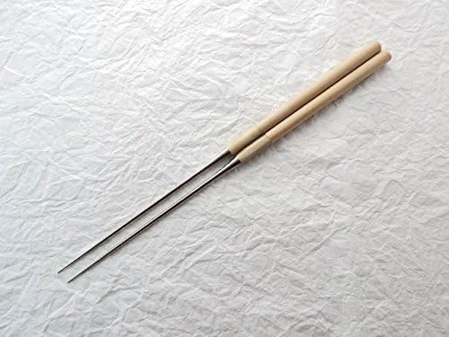 YuiSenri MORIBASHI Chopsticks,Stainless Steel tip with White Buffalo Horn Bolster (150m/5.9")