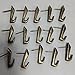 Stylish High Heel Shape Push Pin Hanger - 15Pcs Picture Hanger Hooks for Home Office Fabric Wall - Wooden Wall Hooks for Easy Decoration