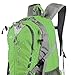 PioneerHiker 25L Lightweight Water-resistant Small Hiking Daypack Backpack for Outdoor Hiking Cycling School Camping Sports Travel Green