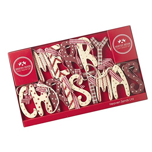 Heaven Sends Christmas Decoration - Scandi Style Merry Christmas Garland