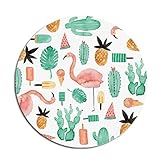 Karri CC Colorful Flamingos Cactus Floral Prints Multifunction Expanding Stand and Grip Pop Mount Socket for Smartphones and Tablets