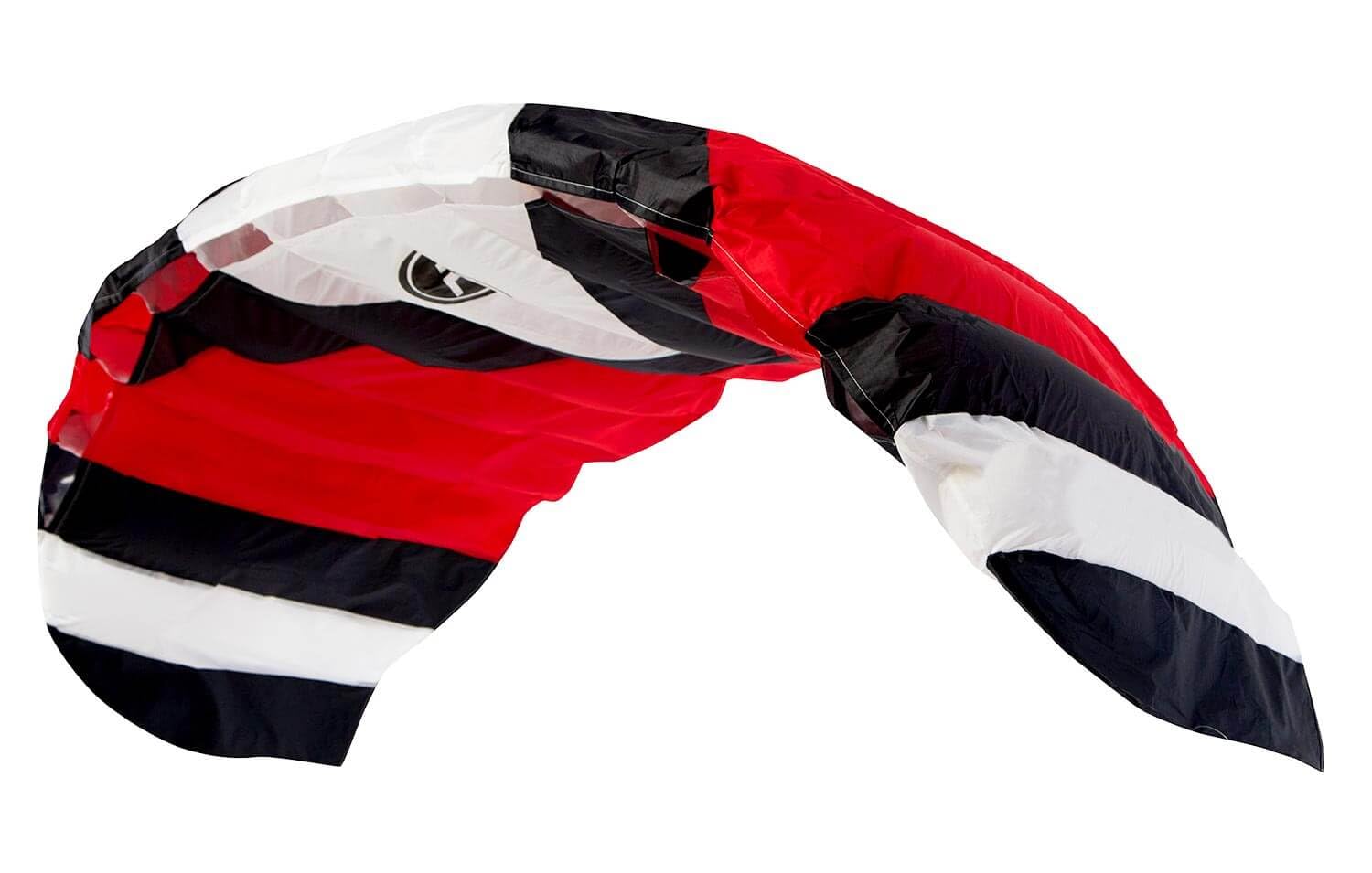 Wolkenstürmer Cloudstormer Paraflex Sport 1.7 Kite, Red/White - Tear-Resistant Lines Steering Mat