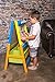 3 in 1 Art Easel w/ Paper Roll, Storage Bins, and Magnetic Letters & Numbers