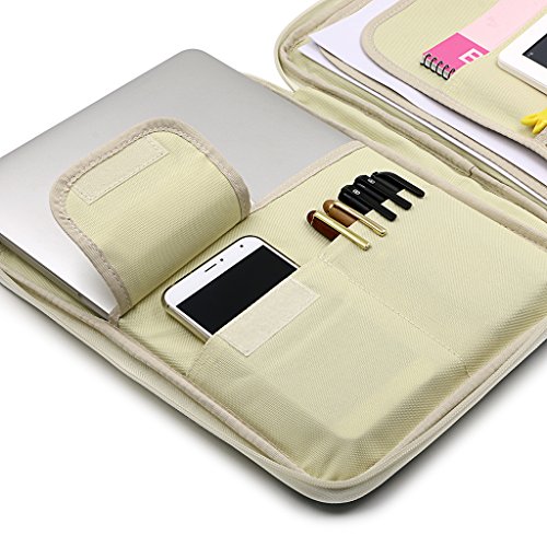 image for BTSKY New Multi-Functional A4 Document Bags Portfolio Organizer-Waterp