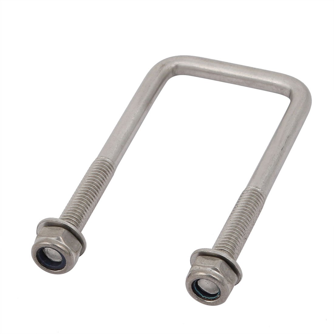 Sourcingmap M6 Thread 30mm Inner Width 304 Stainless Steel Square U Bolt Silver Tone