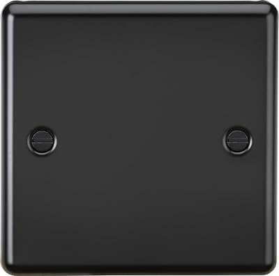 Knightsbridge 1G Blanking Plate Matt Black