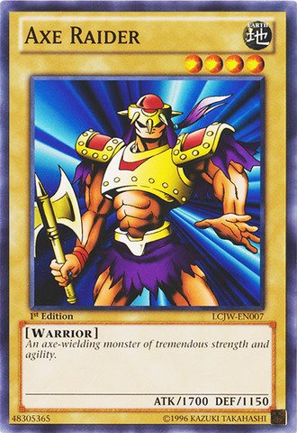 Yu-Gi-Oh! - Axe Raider (LCJW-EN007) - Legendary Collection 4: Joey's World - 1st Edition - Common