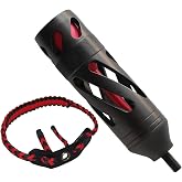 Toparchery Compound Bow Aluminum Stabilizer with Wrist Bow Sling Braided | Suitable for Hunting Shooting Target