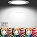 TORCHSTAR 12-Pack 5/6 Inch Dimmable LED Recessed Retrofit Downlight with Baffle Trim, Retrofit Recessed Lighting, 15W (120W Equiv.), CRI 90, UL Listed, 1100lm, 5000K Daylight
