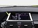 HIGH FLYING for BMW X5 E70 07-13, X6 E71 08-14 Car Interior Dashboard Center Console GPS Navigation Cover Trim Stainless Steel Matte 1pc