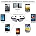 TOPEPOP Wireless Sunglasses Smart Glasses Music Sunglasses for Men Women Sport Outdoor Stereo Headphones Handsfree Headset Compatible with IOS iPhone Android Cell Phones Smartphones Tablets PC
