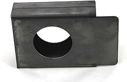 Gate Lockbox Single Hole Weldable Steel Unpainted